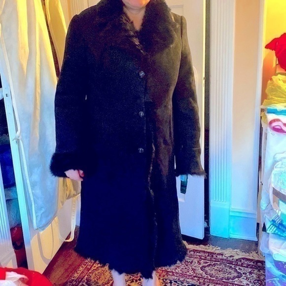Winter coat Suede warm woman’s coat
